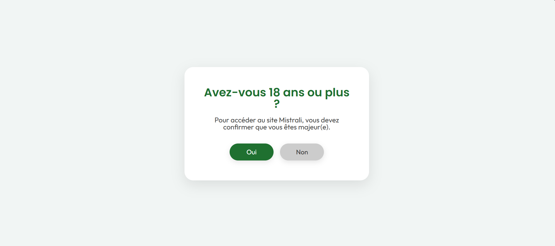 Mistrali page d'accueil